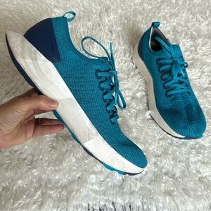 Allbirds Men’s Tree Flyer Thrive Teal Blue Lace Up Running Shoes Size 12.5